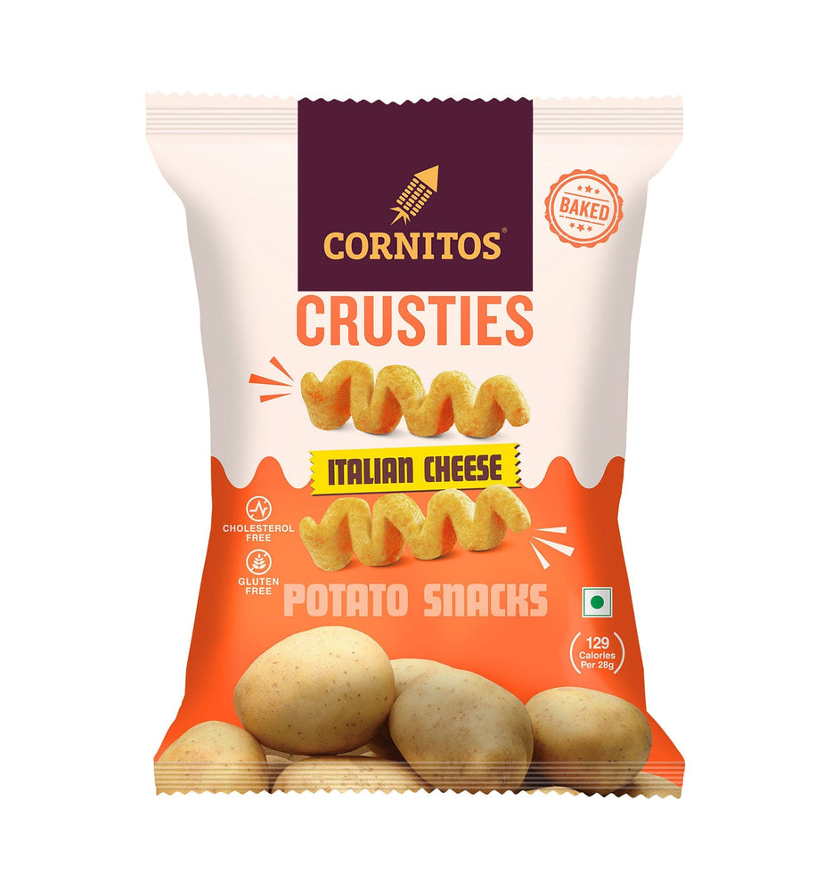 Cornitos Crusties - Italian Cheese Potato Puffs (Pack of 3)