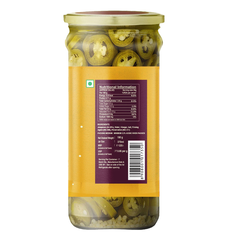 Sliced Jalapeno Peppers 190g (Pack Of 2)