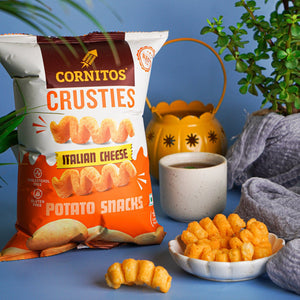 Cornitos Crusties - Italian Cheese Potato Puffs (Pack of 3)