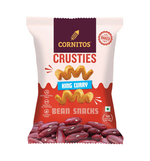 Cornitos Crusties King Curry Bean Puffs (Pack of 3)