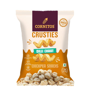 Cornitos Crusties - Dilli Chaat Chickpea Puffs (Pack of 3)
