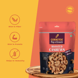 Cornitos Roasted Cashews Lightly Salted 200g