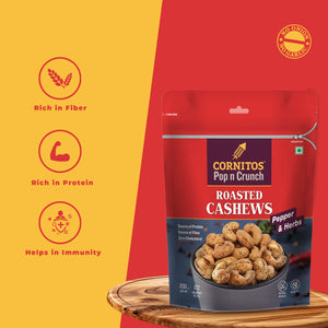 Cornitos Roasted Cashews Pepper & Herbs 200g
