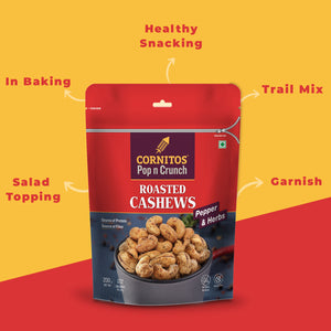 Cornitos Roasted Cashews Pepper & Herbs 200g