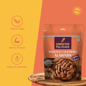 Cornitos Roasted California Almonds Lightly Salted 200g