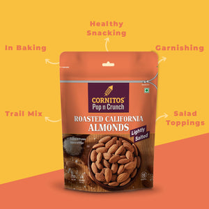 Cornitos Roasted California Almonds Lightly Salted 200g