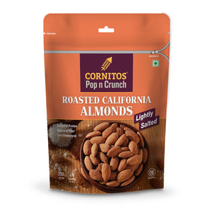 Cornitos Lightly Salted Roasted California Almonds 200g