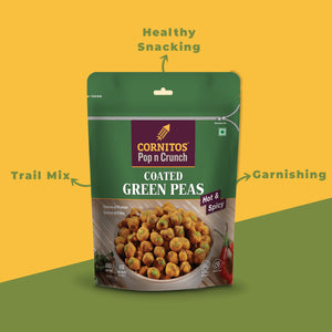 Cornitos Hot & Spicy Coated Green Peas 150g x 2 Packs