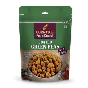 Cornitos, Hot & Spicy, Coated Green Peas, 150g (Pack of 2)