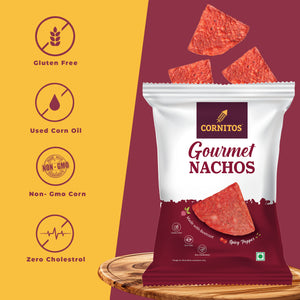 Cornitos Gourmet Nachos Beetroot Chips 70g X 2 Pack Combo