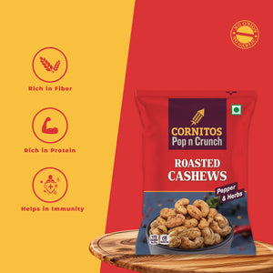 Cornitos Cashew Pepper and Herbs 25g x 6 Packs