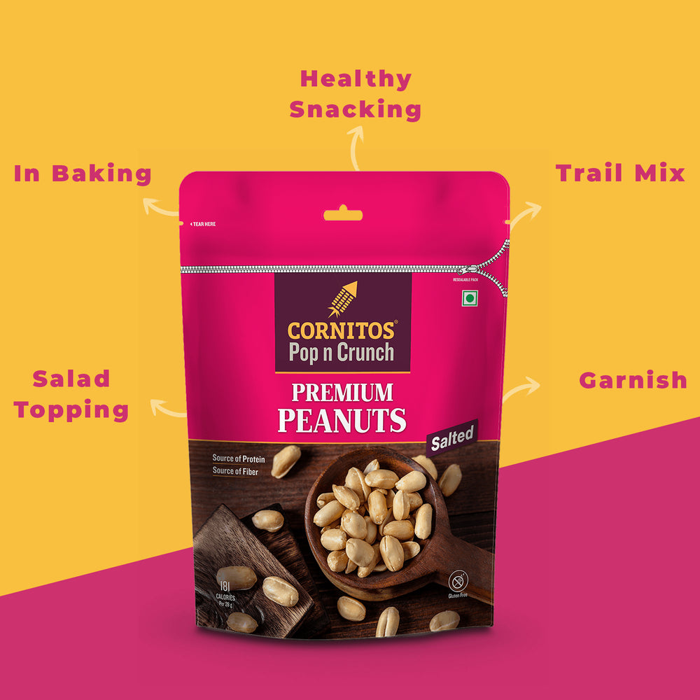 Cornitos Salted Premium Peanuts 150g x 2 Packs