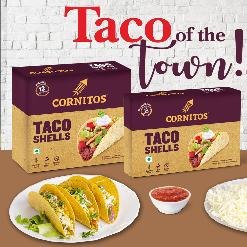 Cornitos Taco Shells Big Size 12 Pcs x 2 Packs