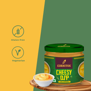 Cornitos, Cheesy Dip, Jalapeno, 100g X 2 Jar Combo