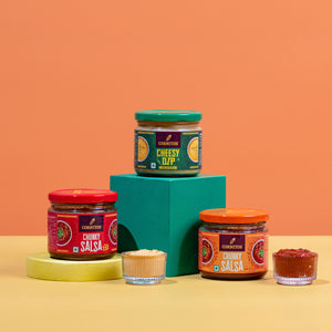 Cornitos, Cheesy Dip, Jalapeno, 100g X 2 Jar Combo