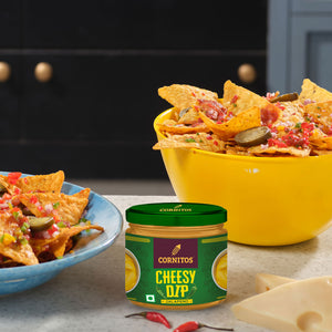 Cornitos, Cheesy Dip, Jalapeno, 100g X 2 Jar Combo