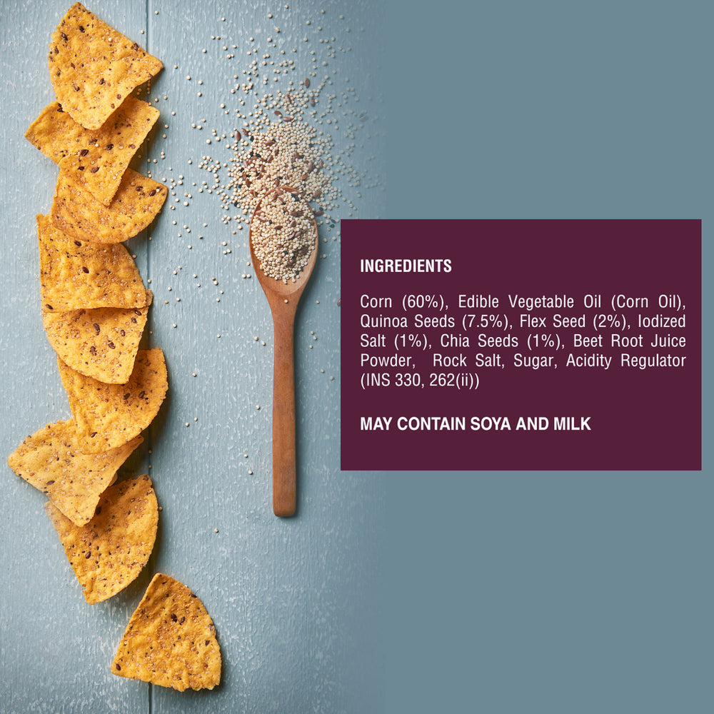 Cornitos Gourmet Nacho Crisps Quinoa Flavour 75g X 2 Packs