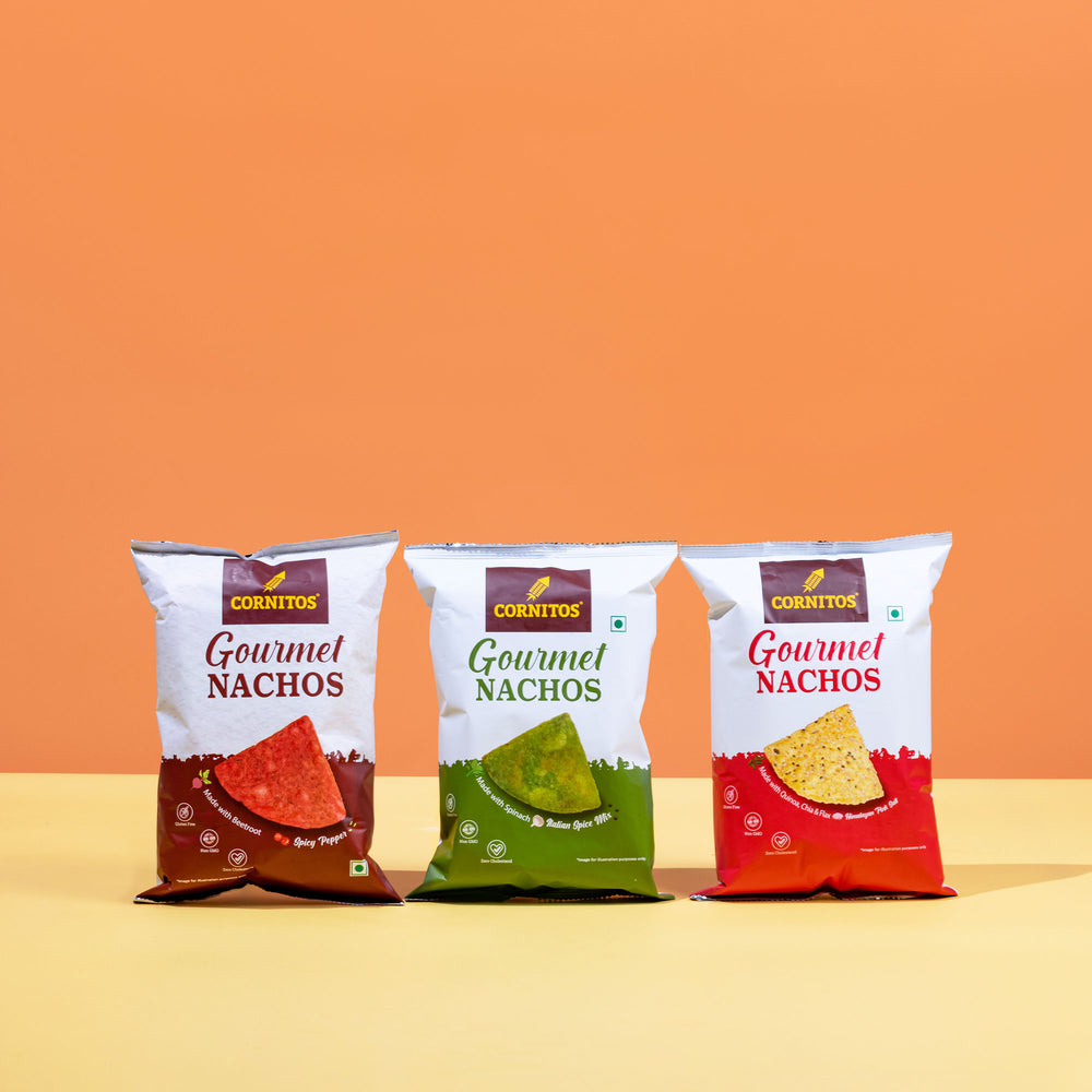 Cornitos Veggie Nachos Quinoa Chips 70g X 2 Pack Combo