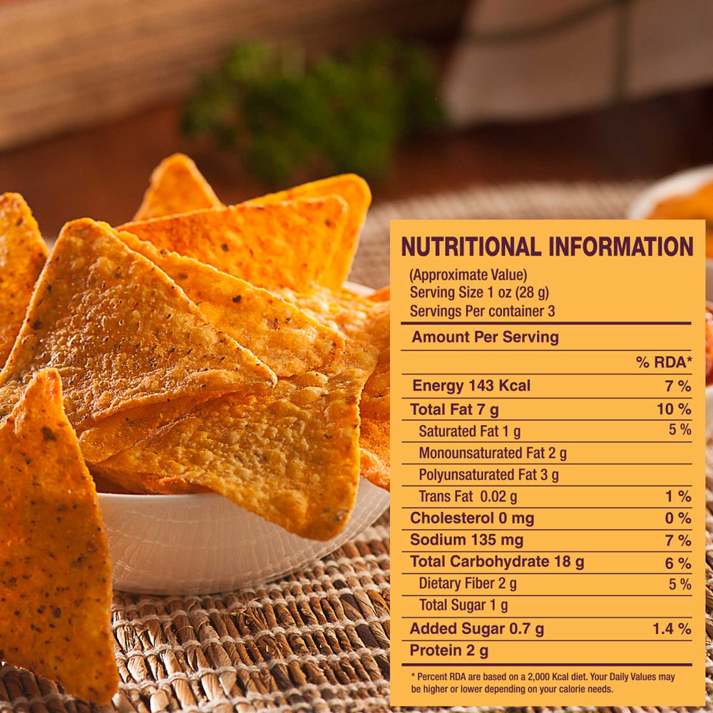 Cornitos Nacho Crisps Cheese & Herbs 78g x 2 Packs