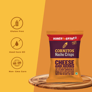 Cornitos Nacho Crisps Cheese & Herbs 71g x 2 Packs