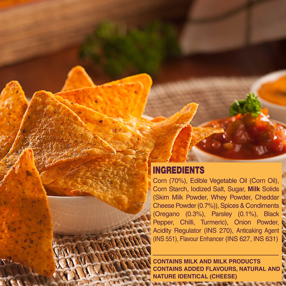 Cornitos Nacho Crisps Cheese & Herbs 78g x 2 Packs