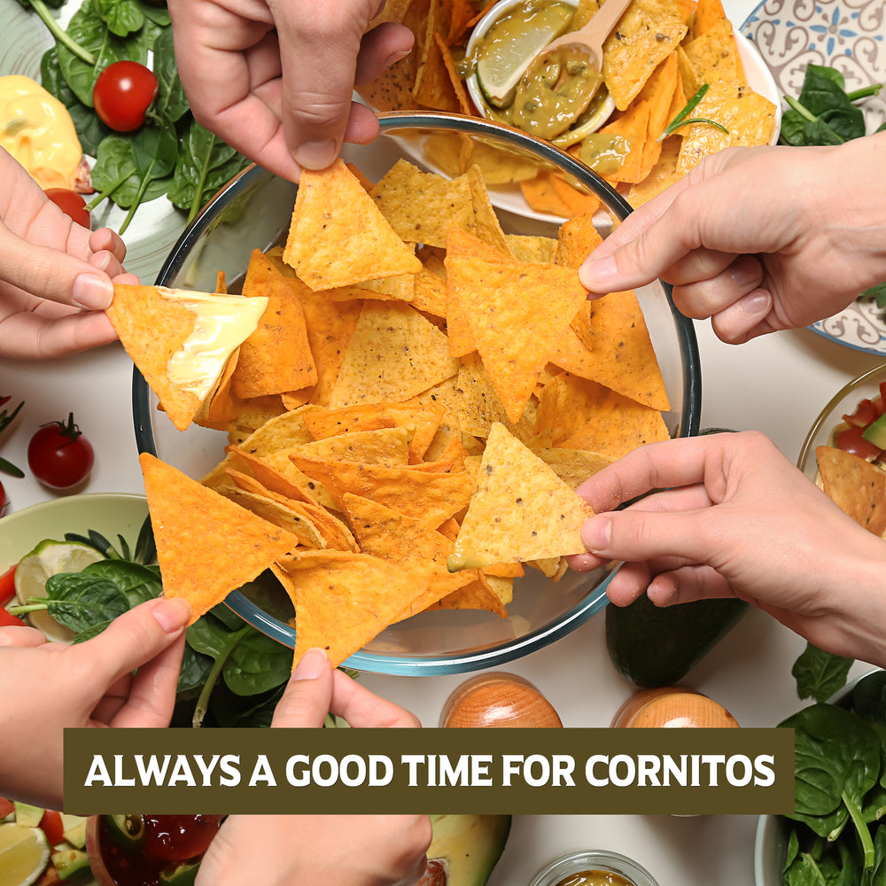 Cornitos Nacho Chips, Sizzlin Jalapeno, Munch on the Crunch 2 Pack Combo