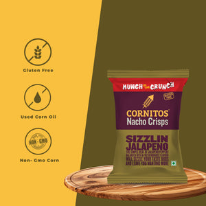Cornitos Nacho Crisps Sizzlin Jalapeno 71g x 2 Packs
