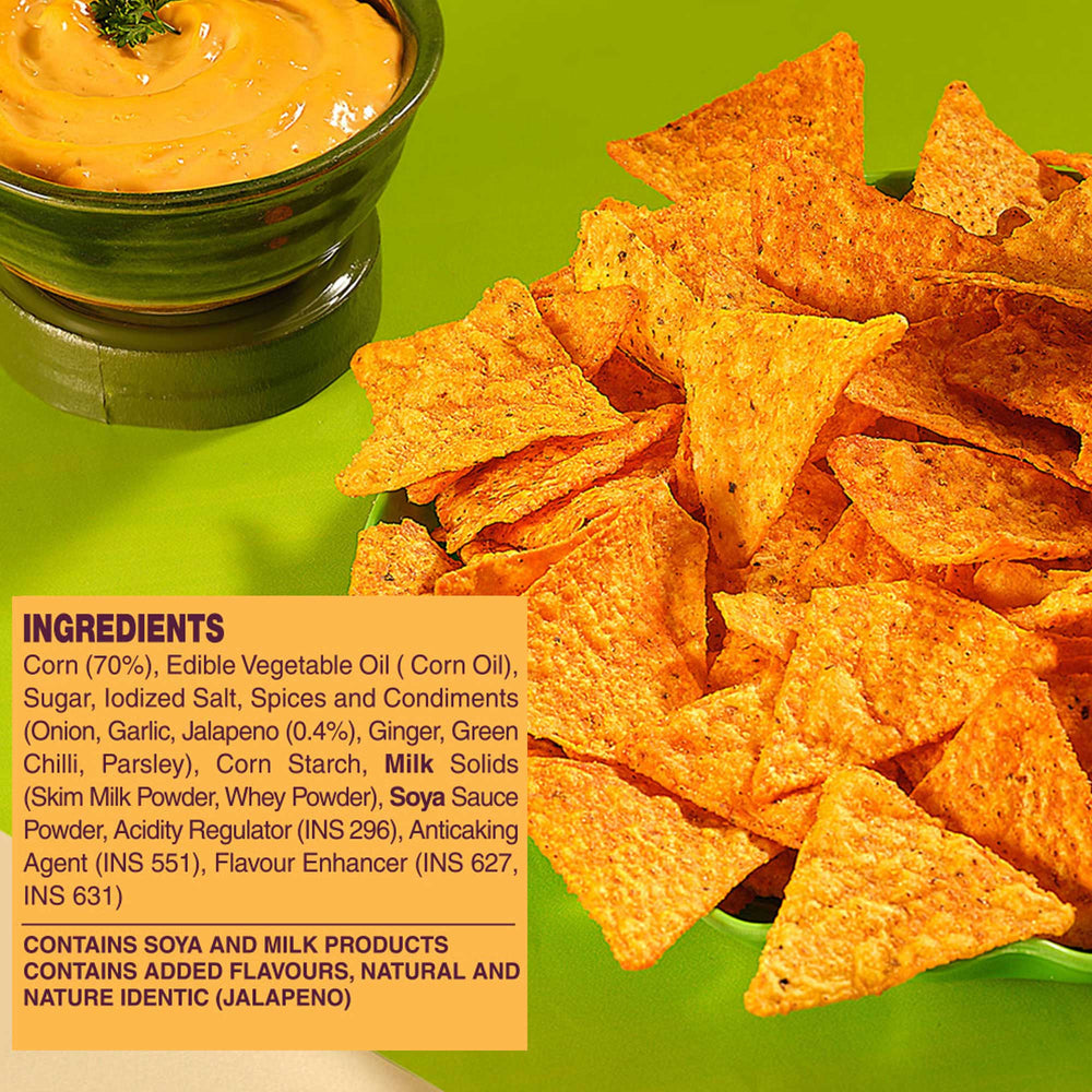 Cornitos Nacho Crisps Sizzlin Jalapeno 78g x 2 Packs