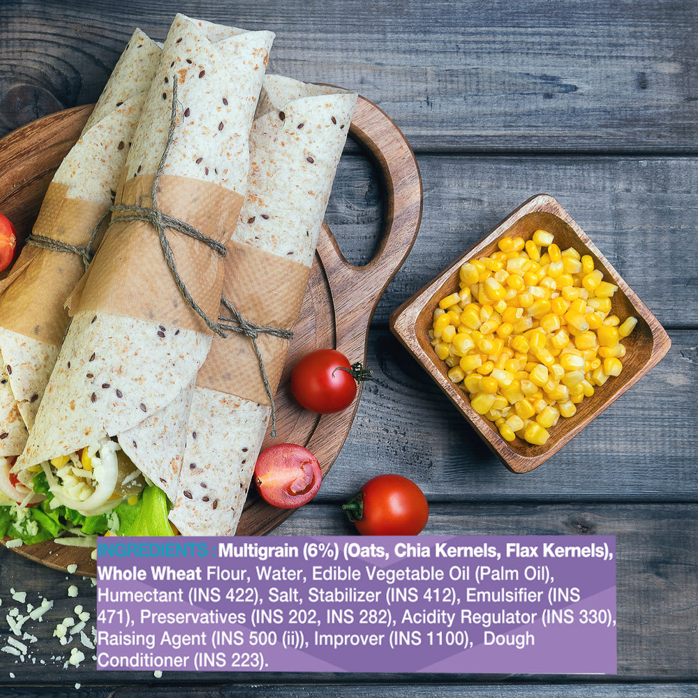 Cornitos Tortilla Wraps 6 Pcs (Multigrain)