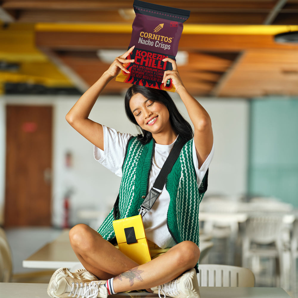 Cornitos Nacho Crisps Korean Chilli 150g X 2 Packs