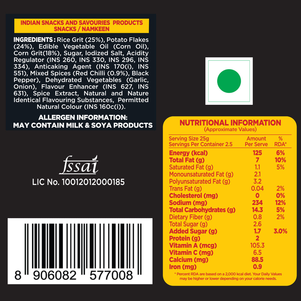 Cornitos Crusties Puffs Korean Chilli Flavour 66g x 3 Packs