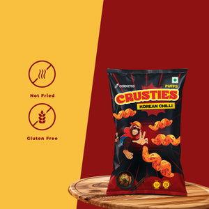 Cornitos Crusties Puffs Korean Chilli Flavour 62g x 3 Packs