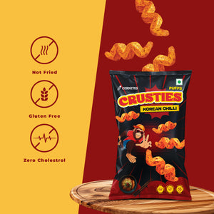 Cornitos® Crusties Puffs Korean Chilli Flavour (Pack of 3)