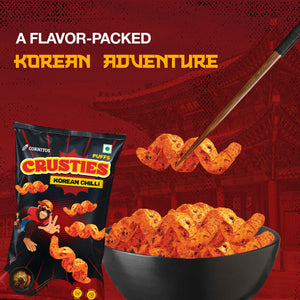 Cornitos Crusties Puffs Korean Chilli Flavour 66g x 3 Packs