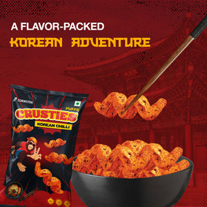 Cornitos Crusties Korean Chilli Puffs (Pack of 3)