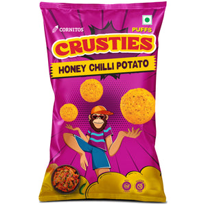 Cornitos Crusties Puffs Honey Chilli Potato Flavour 52g x 3 Packs