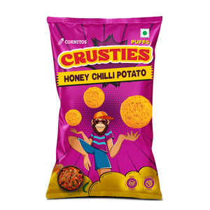 Cornitos Crusties Puffs Honey Chilli Potato Flavour 55g x 3 Packs