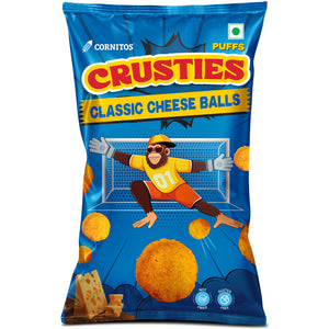Cornitos Crusties Puffs Classic Cheese Flavour 52g x 3 Packs