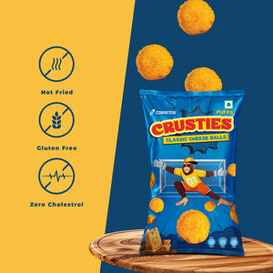 Cornitos® Crusties Puffs Classic Cheese Flavour (Pack of 3)