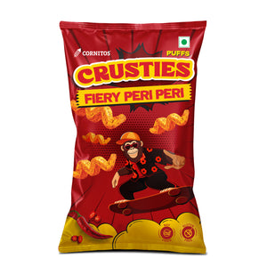 Cornitos Crusties Puffs Fiery Peri Peri Flavour 66g x 3 Packs