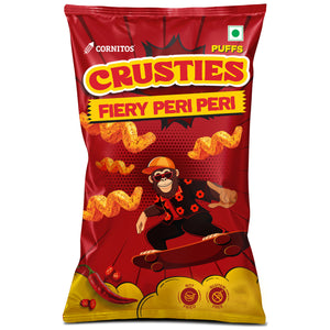 Cornitos Crusties Puffs Fiery Peri Peri Flavour 62g x 3 Packs