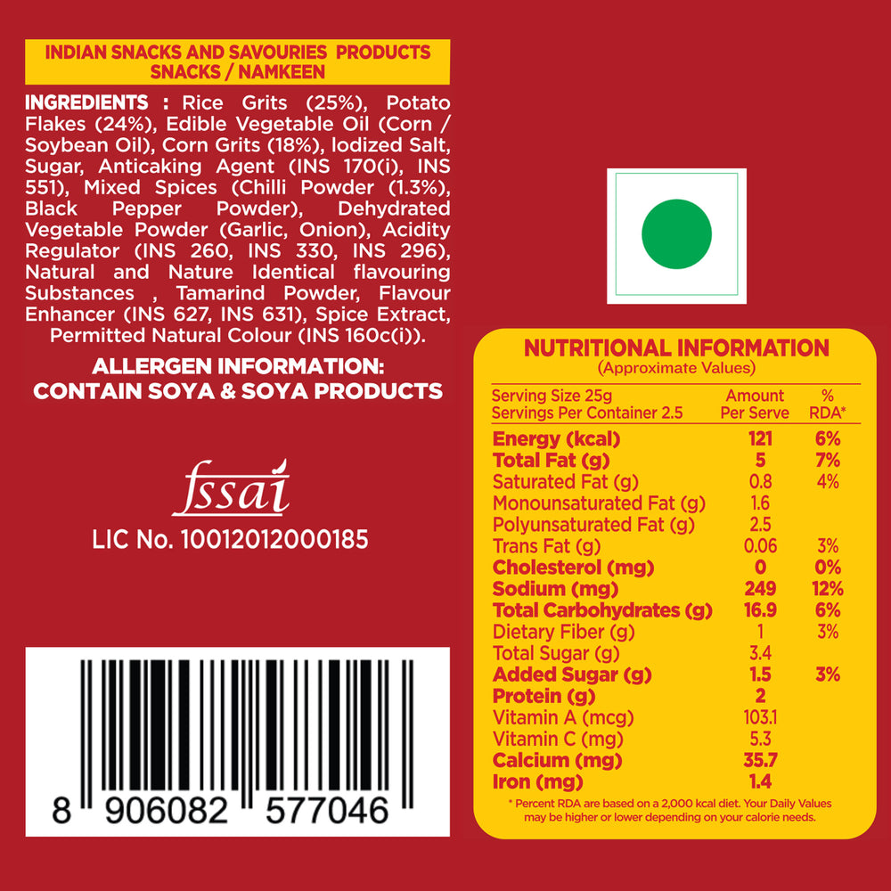 Cornitos Crusties Puffs Fiery Peri Peri Flavour 66g x 3 Packs