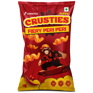 Cornitos® Crusties Puffs Fiery Peri Peri Flavour (Pack of 3)