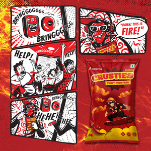 Cornitos Crusties -Fiery Peri Peri Puffs (Pack of 3)