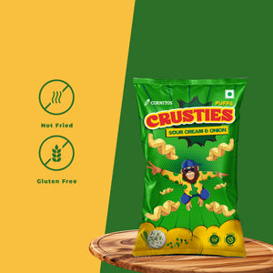 Cornitos Crusties Puffs Sour Cream and Onion Flavour 66g x 3 Packs