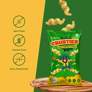 Cornitos® Crusties Puffs Sour Cream and Onion Flavour (Pack of 3)