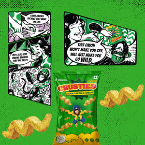 Cornitos Crusties - Sour Cream and Onion Puffs (Pack of 3)