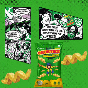 Cornitos Crusties Puffs Sour Cream and Onion Flavour 66g x 3 Packs