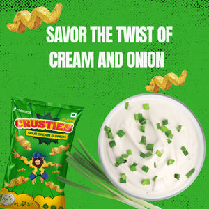 Cornitos Crusties - Sour Cream and Onion Puffs (Pack of 3)