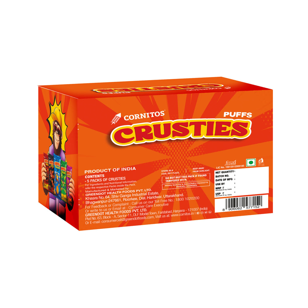 Cornitos® Crusties Puffs Box (Pack of 5) 290g
